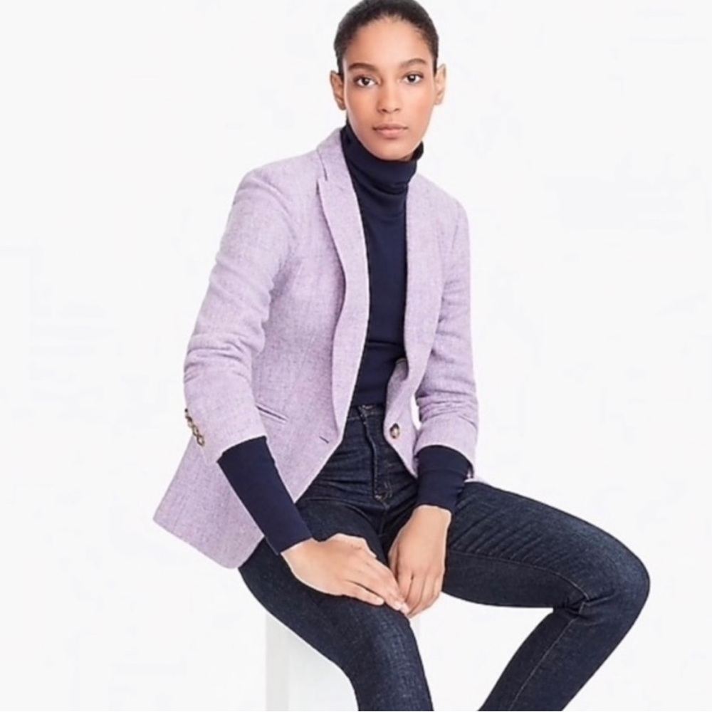 J Crew Parke Blazer in Lavender Purple Wool 💜